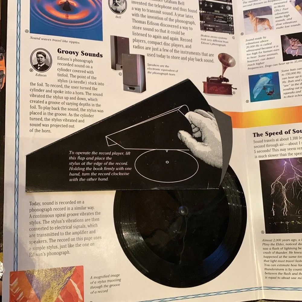 The Most Amazing Science Pop Up Book pop-up magnet compass camera Ages 9+ EUC